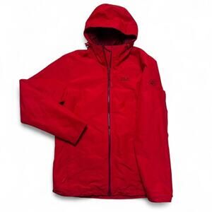 Jack Wolfskin Chilly Morning Red Quilted Insulated Zip Jacket $199 MRSP XL